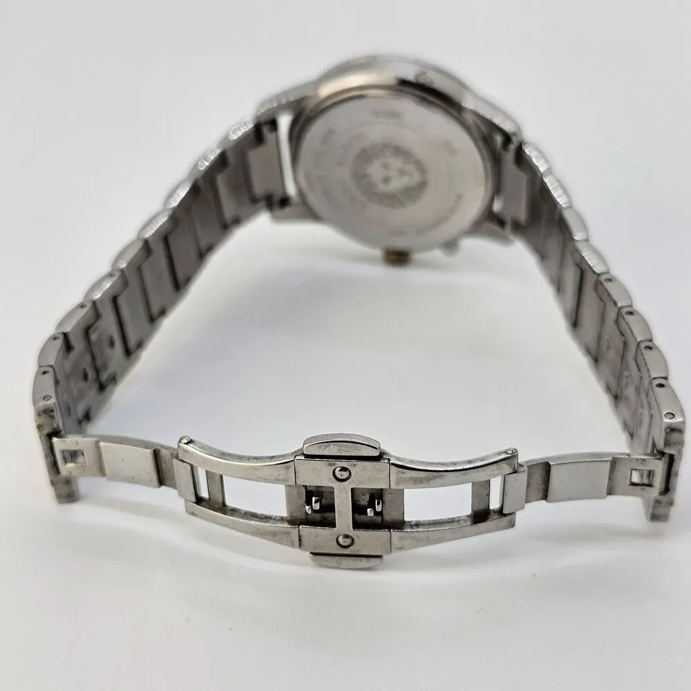 Anne Klein Women's Watch 36MM Gray Dial Gray Gold Bracelet 6.25